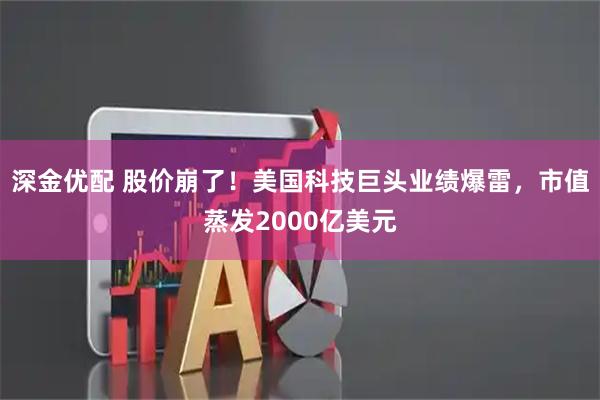 深金优配 股价崩了!美国科技巨头业绩爆雷,市值蒸发2000亿美元